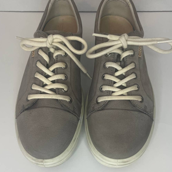 Ecco Womens Comfort Leather Lace Up Sneaker Shoes SZ 12 - Picture 7 of 11